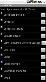 SSHTunnel 1.5.6. Скриншот 4