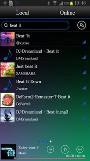 Музыка и MP3-плеер 1.0.0. Скриншот 3