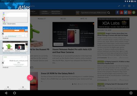 Atlas Web Browser 2.1.0.2. Скриншот 9