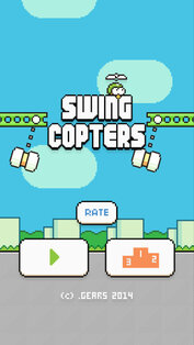Swing Copters. Скриншот 3