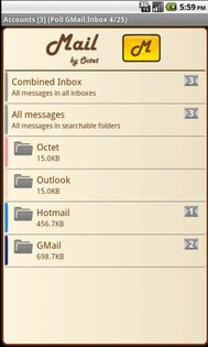 OMail 2.12. Скриншот 1