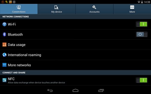 Setting Galaxy S5 1.009D.β. Скриншот 1