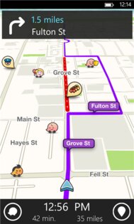 Waze. Скриншот 3