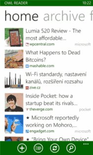 Owl Reader. Скриншот 2