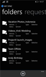 BitTorrent Sync. Скриншот 3