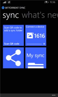 BitTorrent Sync. Скриншот 2