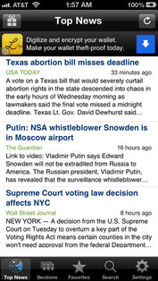 Ежедневные новости. Скриншот 1