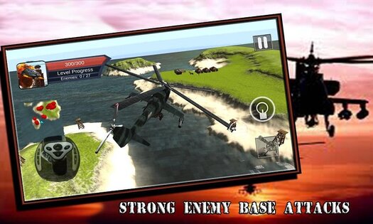 Gunship Combat Helicopter Game 1.33. Скриншот 3