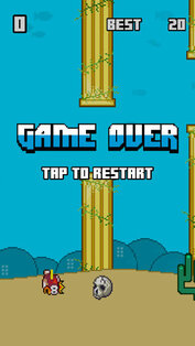 Splashy Fish - The Adventure of a Flappy Tiny Bird Fish. Скриншот 1