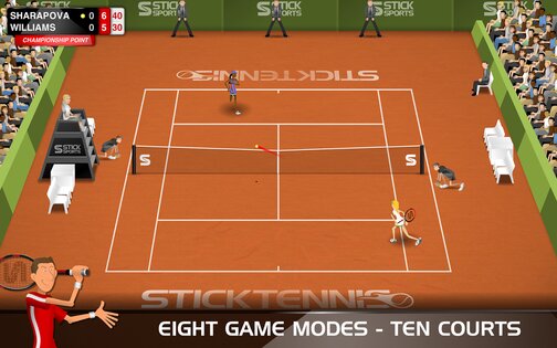 Stick Tennis 2.23.3. Скриншот 13