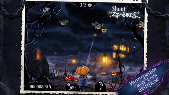 Shoot The Zombirds. Скриншот 2