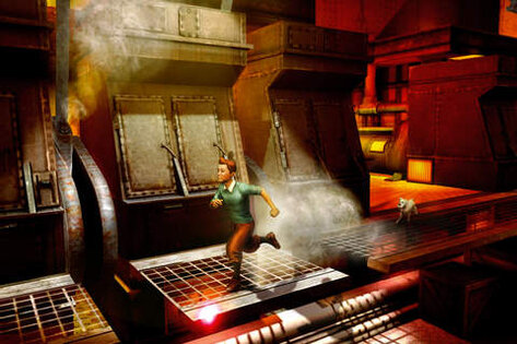 Приключения Тинтина - Тайна единорога. Скриншот 2