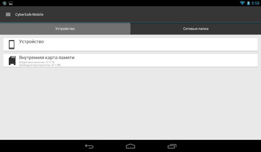 CyberSafe Mobile Lite 2.0.45. Скриншот 13