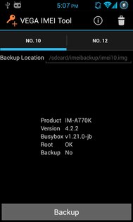 VEGA IMEI Tool 1.0. Скриншот 1