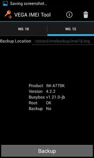 VEGA IMEI Tool 1.0. Скриншот 2