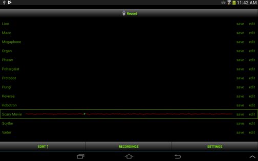 Voice Changer Trial 42.0. Скриншот 5