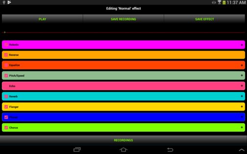 Voice Changer Trial 42.0. Скриншот 7