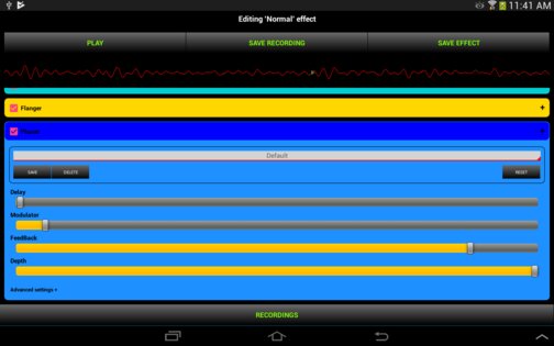 Voice Changer Trial 42.0. Скриншот 9