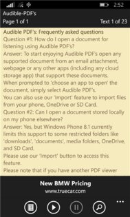 AudiblePDFs. Скриншот 1