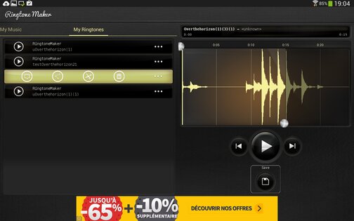Call Ringtones Maker 1.1.582. Скриншот 5