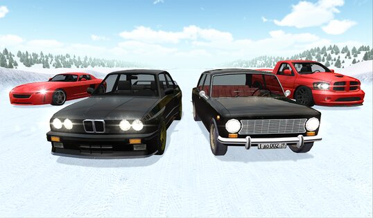 Russian Winter Traffic Racer 1.19. Скриншот 3