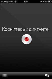 Dragon Dictation. Скриншот 1