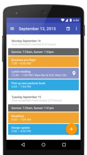 Today Calendar 4.0.7.3. Скриншот 2