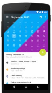 Today Calendar 4.0.7.3. Скриншот 5