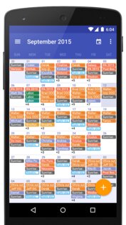 Today Calendar 4.0.7.3. Скриншот 7