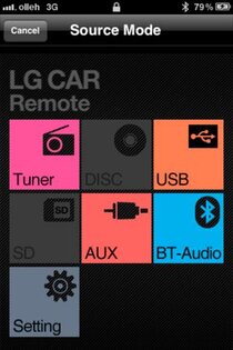 LG Car Remote. Скриншот 1