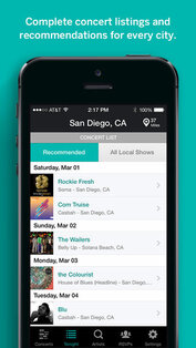 Bandsintown Concerts. Скриншот 3