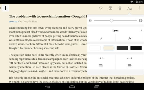 Instapaper 6.3.2. Скриншот 10
