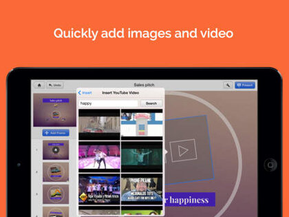 Prezi. Скриншот 2