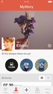 KakaoStory. Скриншот 1