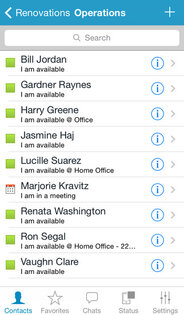 IBM Sametime. Скриншот 1