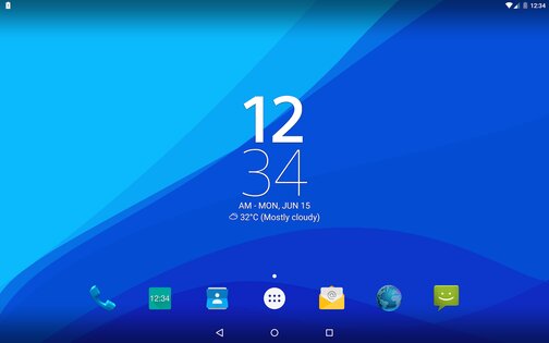 Цифровые часы Xperia 6.9.16.652. Скриншот 9