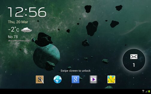 Астероиды 3D Живые обои 4.0.3.1. Скриншот 8