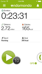 Endomondo Sports Tracker. Скриншот 2