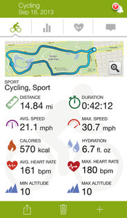 Endomondo Sports Tracker. Скриншот 1