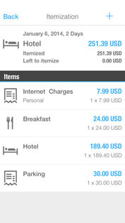 SAP Cloud for Travel and Expense. Скриншот 2