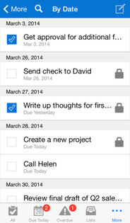IBM Notes Traveler To Do. Скриншот 1