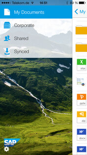 SAP Mobile Documents. Скриншот 2
