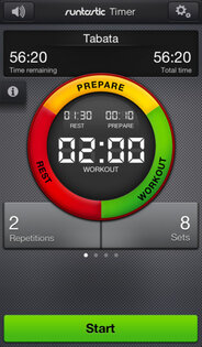 Runtastic Timer. Скриншот 1