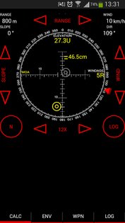 Sniper Calculator 1.0.0.194. Скриншот 3