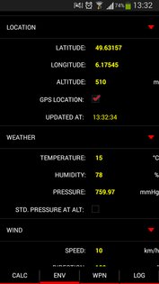 Sniper Calculator 1.0.0.194. Скриншот 4
