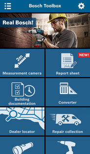 Bosch Toolbox. Скриншот 1