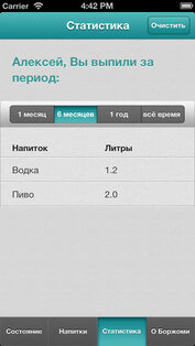 Алкометр. Скриншот 3