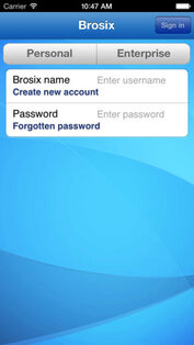 Brosix. Скриншот 1