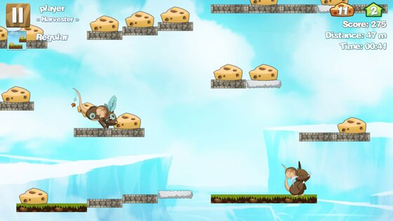 Run for Cheese FREE 2.1.3. Скриншот 2
