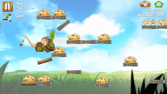 Run for Cheese FREE 2.1.3. Скриншот 13